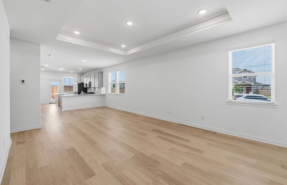 Spacious, unfurnished interior of a new home in Sunfield, Buda (Image 35). Spacious, unfurnished interior of a new home in Sunfield, Buda (Image 35).