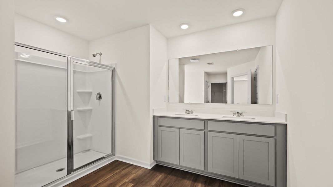 Furnished interior view inside a new home in Echo Glen, Stockbridge (Image 13).