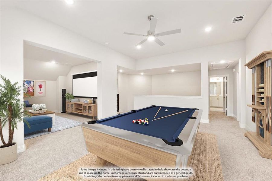 Furnished interior view inside a new home in Terracina, Rockwall (Image 13).