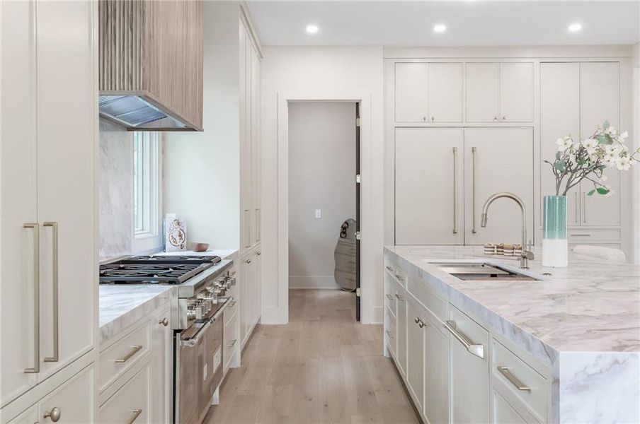 Furnished interior view inside a new home in , Atlanta (Image 34).