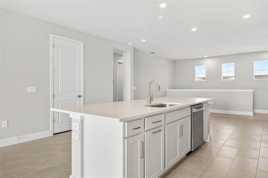 Furnished interior view inside a new home in Wellen Park, Venice (Image 6).