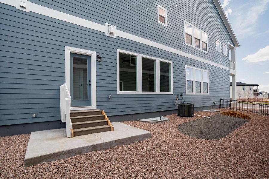 Representative exterior photo of a completed home built from the The Thornberry by David Weekley Homes in Revel Crossing at Wolf Ranch – The Outlook Collection, Colorado Springs, CO (Image 2).