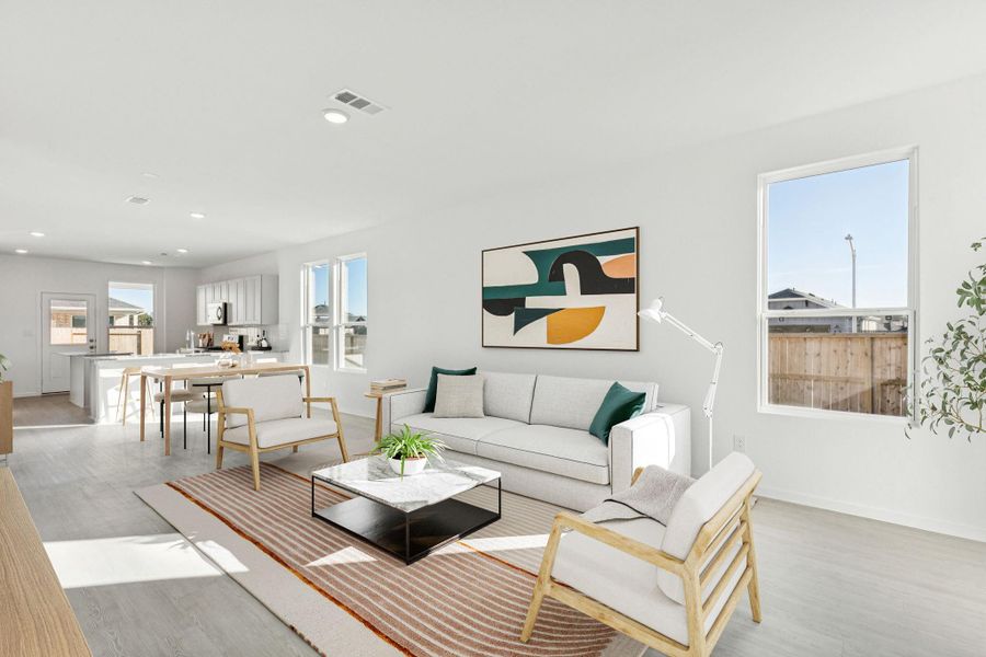 Furnished interior view inside a new home in Montgomery Bend, Montgomery (Image 15).