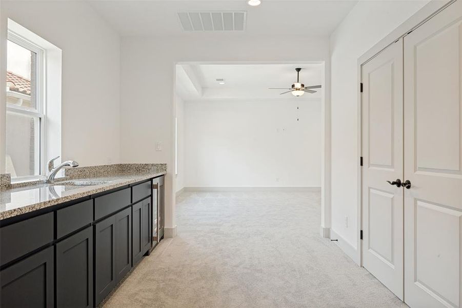 Furnished interior view inside a new home in , Frisco (Image 9). Furnished interior view inside a new home in , Frisco (Image 9).