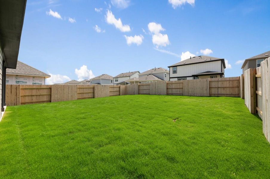 Exterior details and patio area of a home in Patterson Ranch, Georgetown (Image 4).