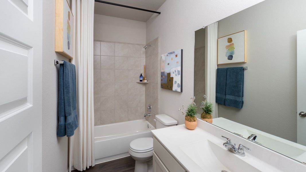 Representative furnished interior of a home built from the The Highlands by Legend Homes in Lake Conroe Area Homes, Montgomery (Image 12).