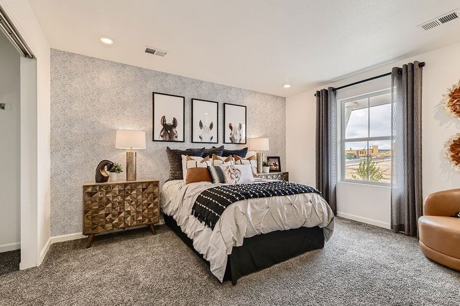 Representative furnished interior of a home built from the Ridgway by Taylor Morrison in The Fields at Looking Glass Town Collection, Parker (Image 32).