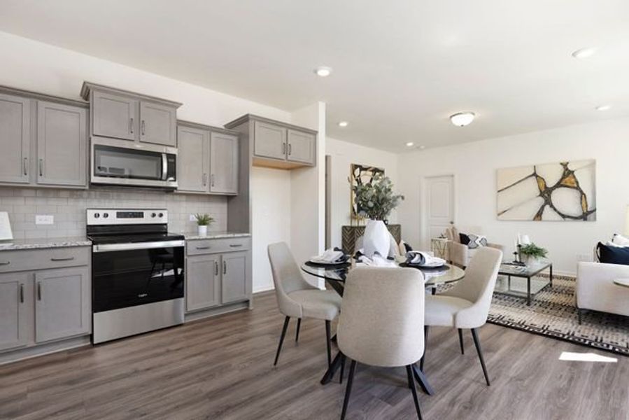 Representative furnished interior of a home built from the Ryker by True Homes in Autumn Ridge, High Shoals (Image 4).