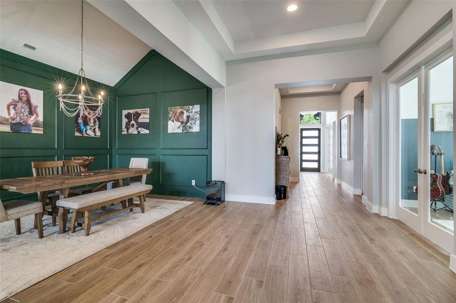 Furnished interior view inside a new home in Somerset Park, Rockwall (Image 15).