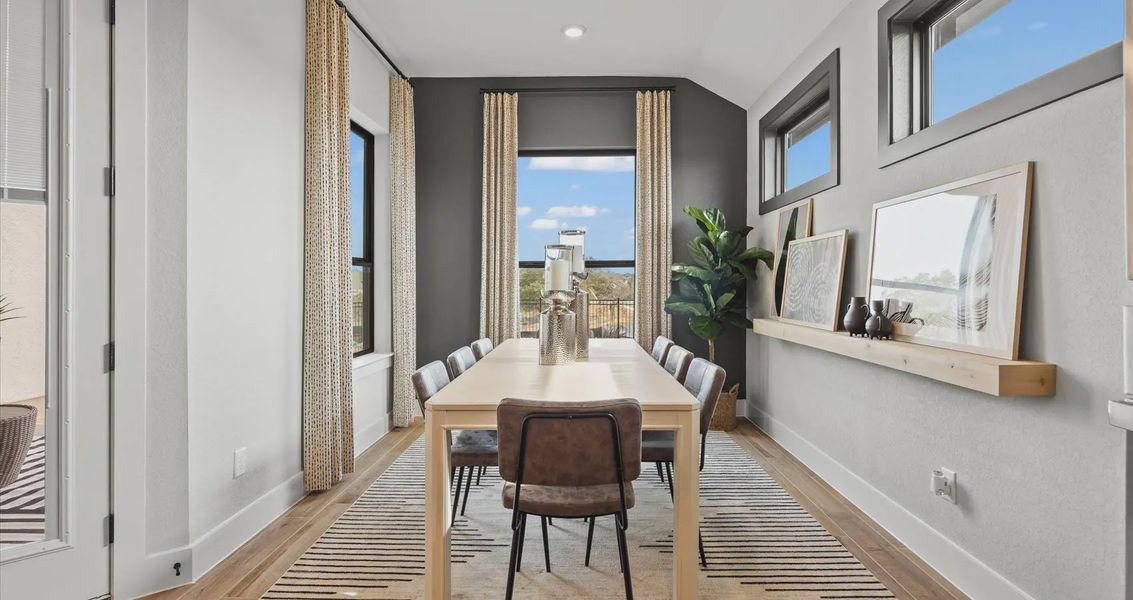Representative furnished interior of a home built from the Brooke by Chesmar Homes in Meyer Ranch, New Braunfels (Image 10).