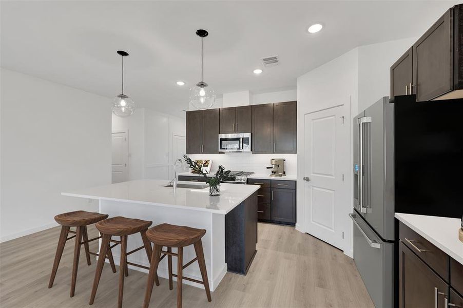 Furnished interior view inside a new home in Rolling Ridge, Van Alstyne (Image 8). Furnished interior view inside a new home in Rolling Ridge, Van Alstyne (Image 8).