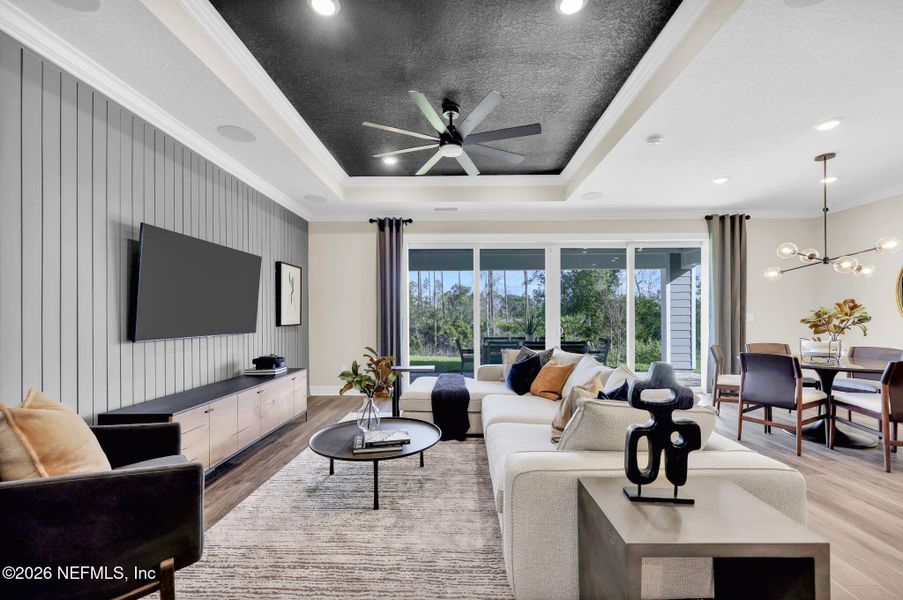 Furnished interior view inside a new home in Double Branch, Middleburg (Image 23).