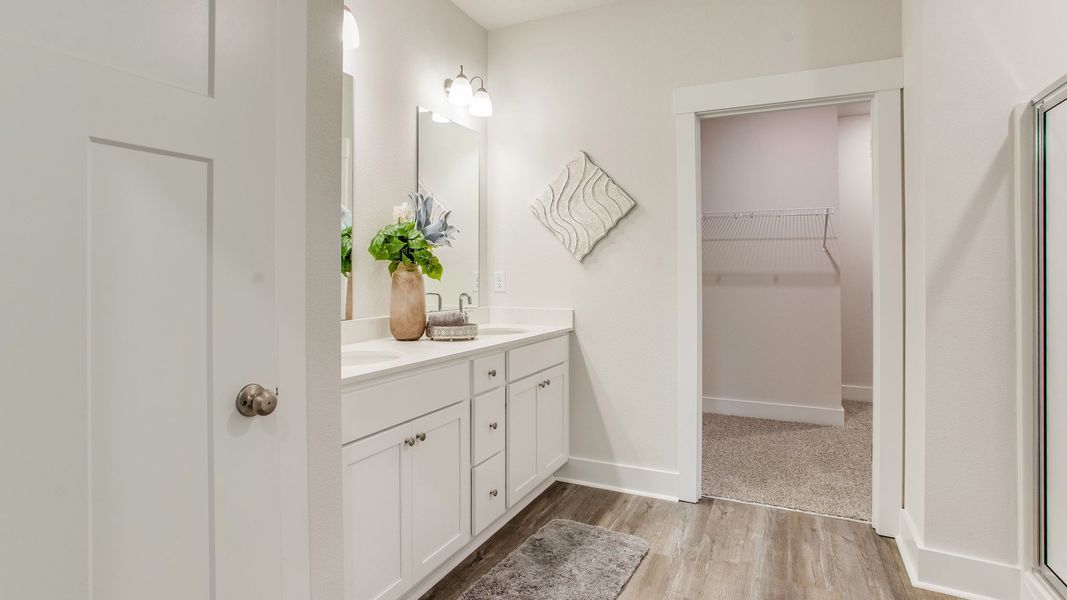 Furnished interior view inside a new home in Ashton Park Phase III, Freeport (Image 20).