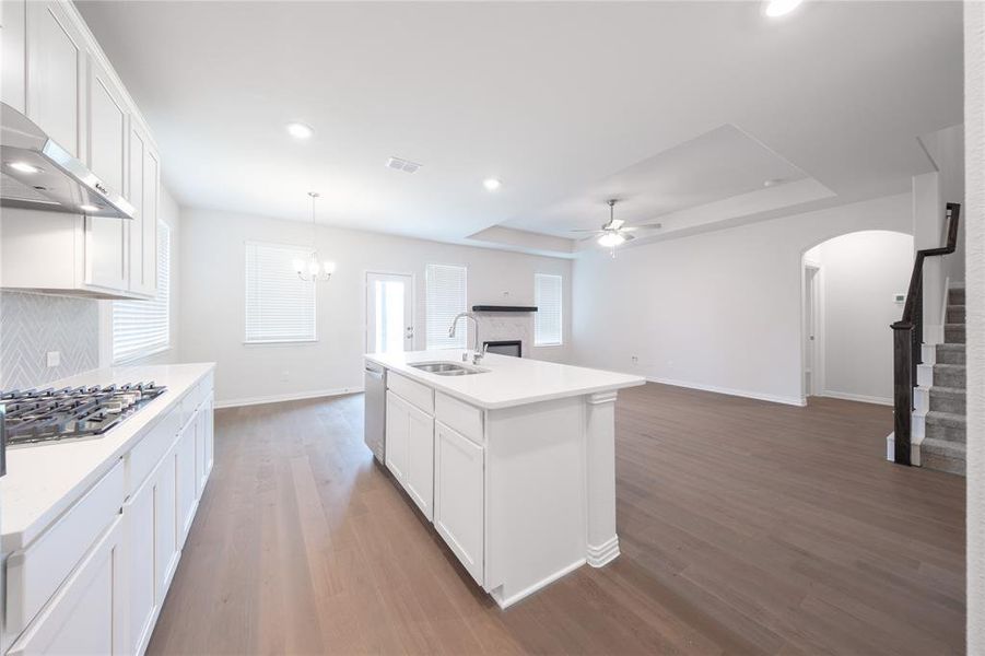 Furnished interior view inside a new home in Brookville Estates: Brookville, Forney (Image 11). Furnished interior view inside a new home in Brookville Estates: Brookville, Forney (Image 11).