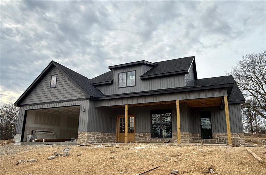In-progress construction of a new home in , Calhoun, GA (Image 16).