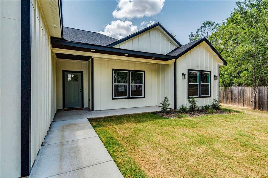 Exterior details and patio area of a home in , Bastrop (Image 4).