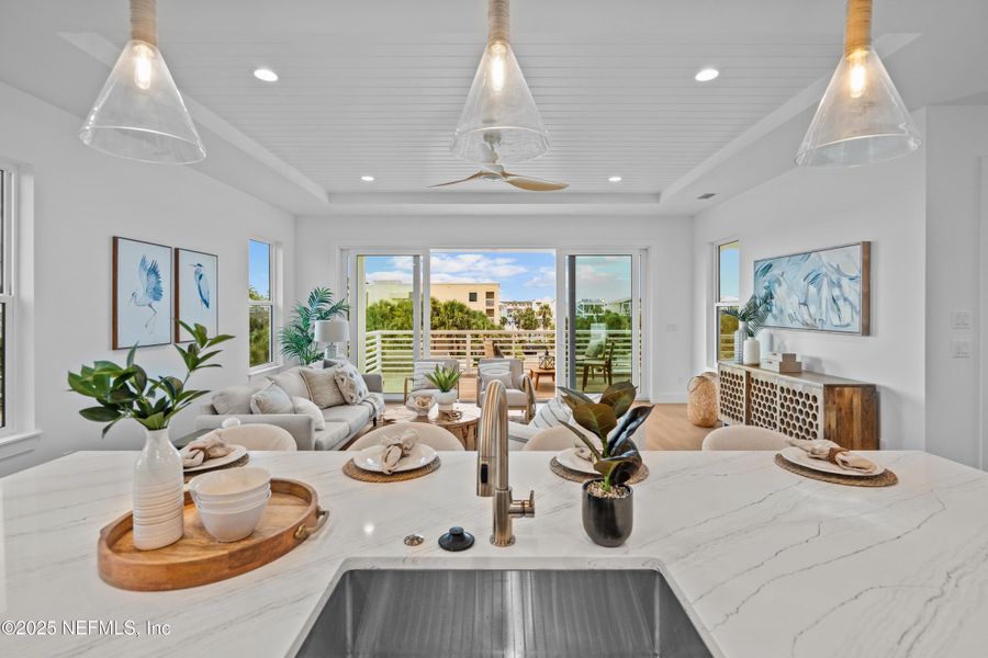 Furnished interior view inside a new home in , St. Johns (Image 35).