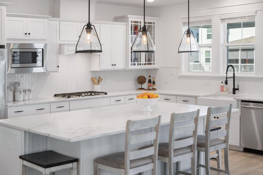 Furnished interior view inside a new home in , Mount Pleasant (Image 44).