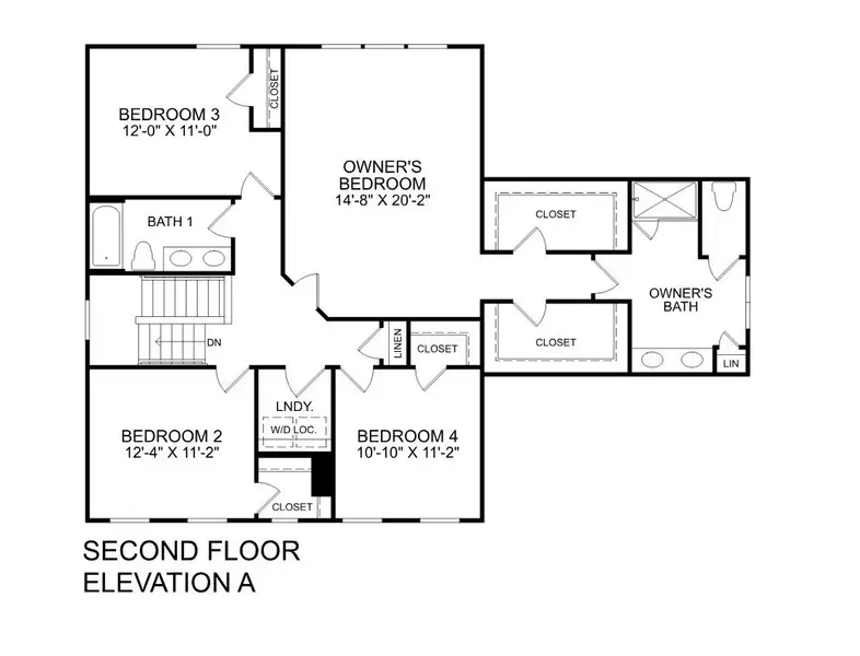 2D floor plan layout for the Powell by Ryan Homes in Huntcliff, Fayetteville, GA (Image 1). 2D floor plan layout for the Powell by Ryan Homes in Huntcliff, Fayetteville, GA (Image 1).