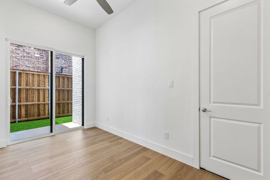 Spacious, unfurnished interior of a new home in Newman Village Townhomes, Frisco (Image 25). Spacious, unfurnished interior of a new home in Newman Village Townhomes, Frisco (Image 25).