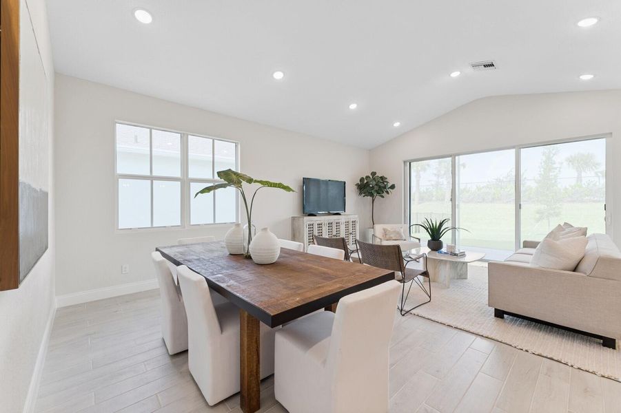 Furnished interior view inside a new home in , Port St. Lucie (Image 7).