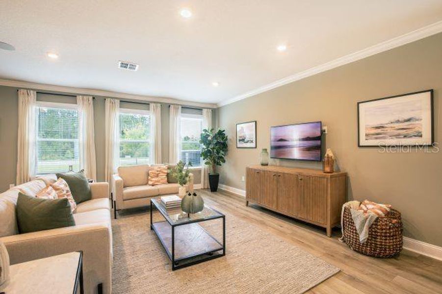 Furnished interior view inside a new home in Briarwood, Alachua (Image 7).