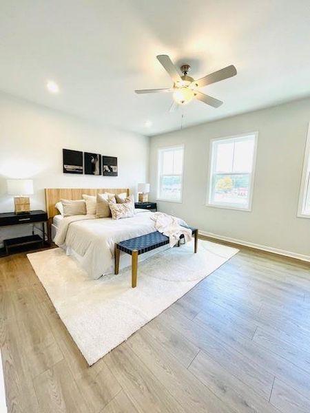 Furnished interior view inside a new home in Towne Village at Suwanee Dam, Sugar Hill (Image 4).