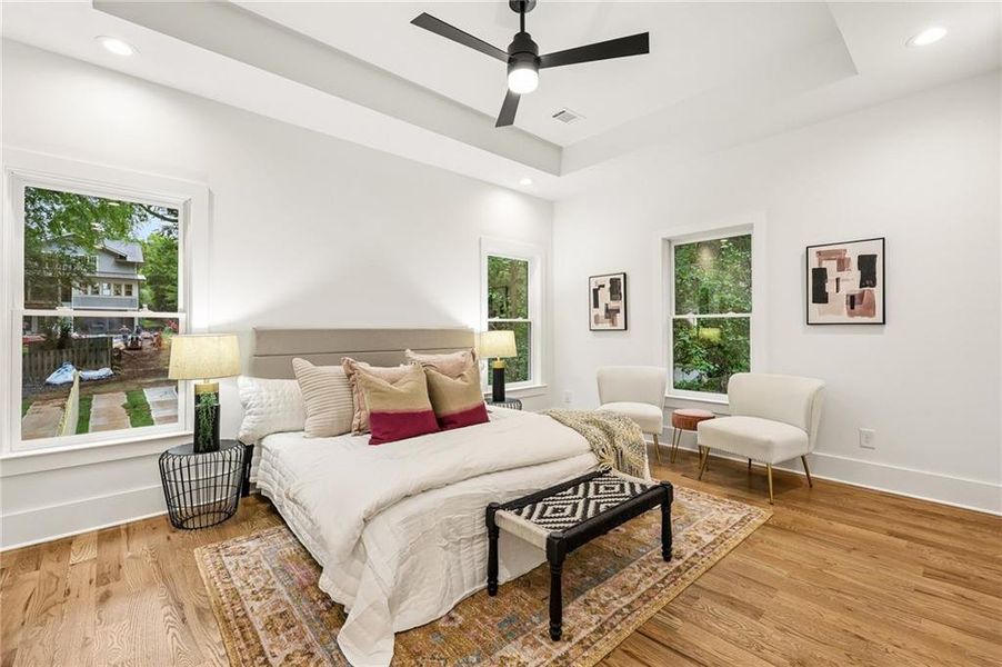 Furnished interior view inside a new home in , Decatur (Image 35).