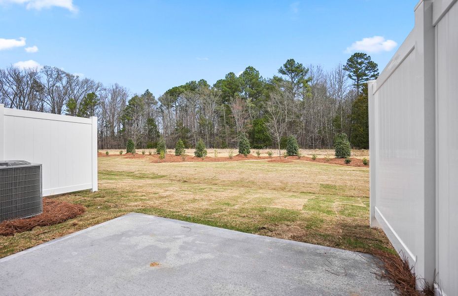 Exterior details and patio area of a home in Mallard Park, Charlotte (Image 29). Exterior details and patio area of a home in Mallard Park, Charlotte (Image 29).