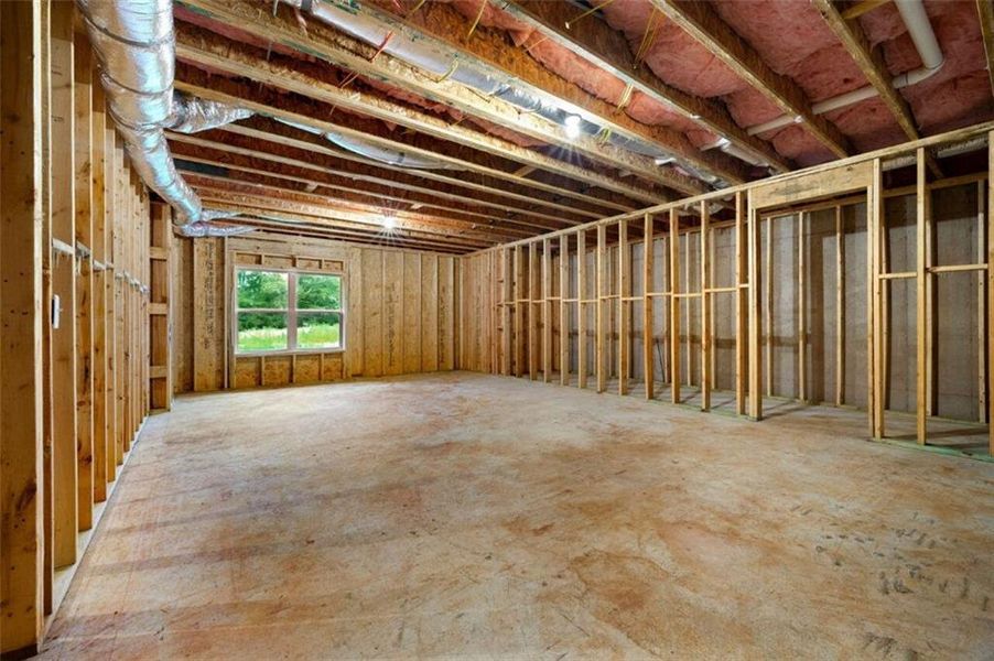 In-progress construction of a new home in Steeplechase, Hoschton, GA (Image 41).
