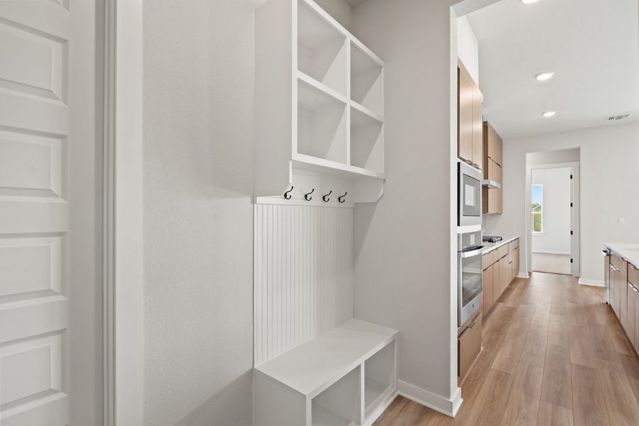 Furnished interior view inside a new home in Lariat, Liberty Hill (Image 19).