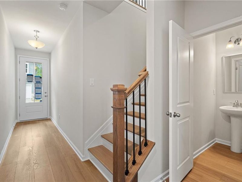 Spacious, unfurnished interior of a new home in The Village at Shallowford, Kennesaw (Image 13).