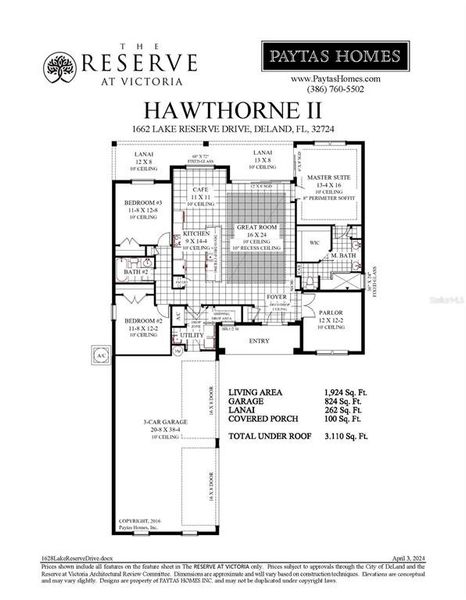 2D floor plan layout of this home in , Deland, FL (Image 2). 2D floor plan layout of this home in , Deland, FL (Image 2).