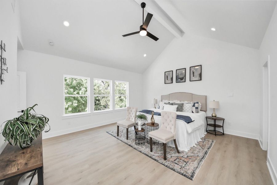 Furnished interior view inside a new home in , Houston (Image 11).