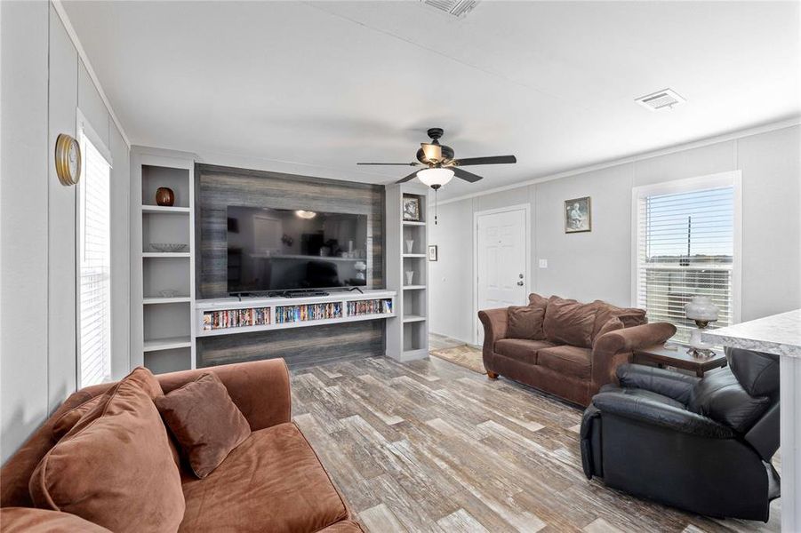 Furnished interior view inside a new home in , Brownwood (Image 5). Furnished interior view inside a new home in , Brownwood (Image 5).