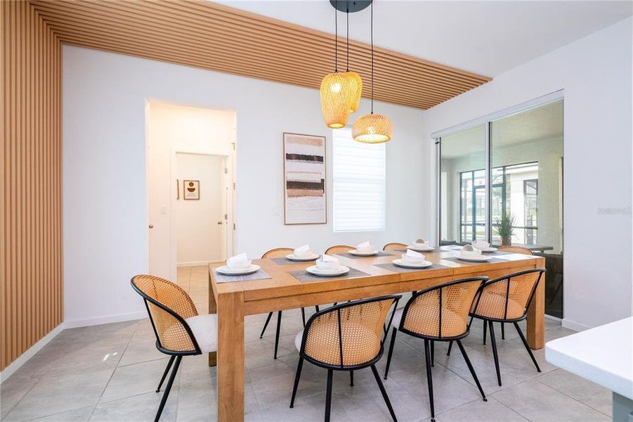 Furnished interior view inside a new home in , Kissimmee (Image 35).