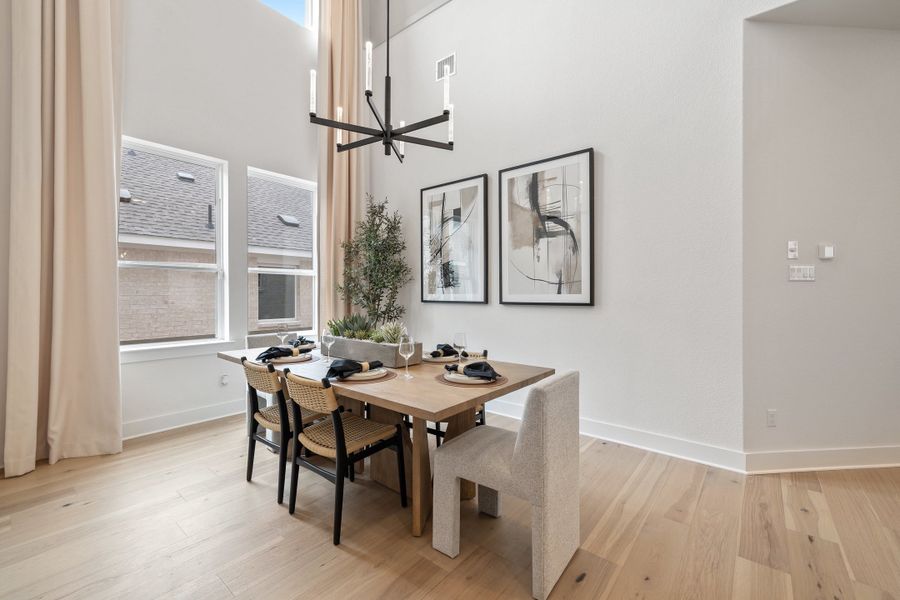 Representative furnished interior of a home built from the Linden by Tri Pointe Homes in Wolf Ranch, Georgetown (Image 16).