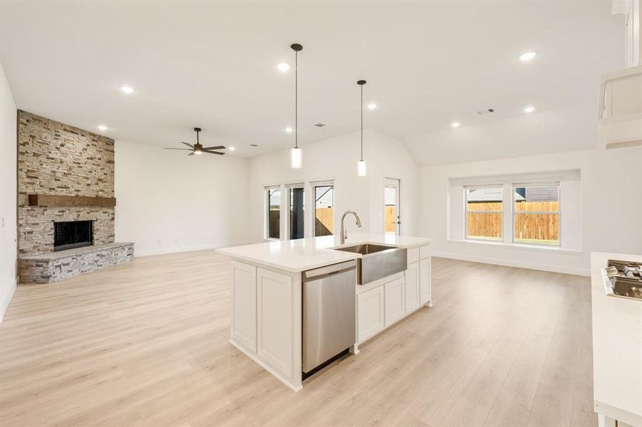 Furnished interior view inside a new home in Meadow Vista 60-65, Anna (Image 8). Furnished interior view inside a new home in Meadow Vista 60-65, Anna (Image 8).