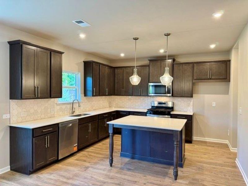 Furnished interior view inside a new home in The Overlook at Factory Shoals, Mableton (Image 4).