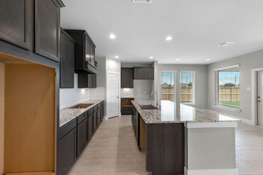 Furnished interior view inside a new home in Morton Creek Ranch, Katy (Image 7).