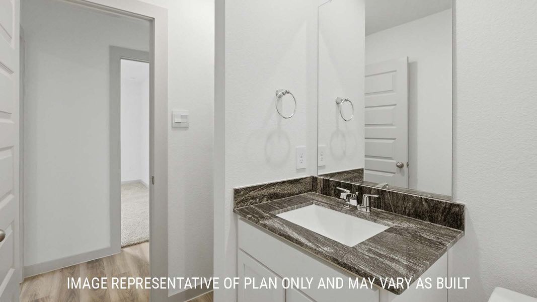 Representative furnished interior of a home built from the Bellvue by D.R. Horton in China Grove, China (Image 16).