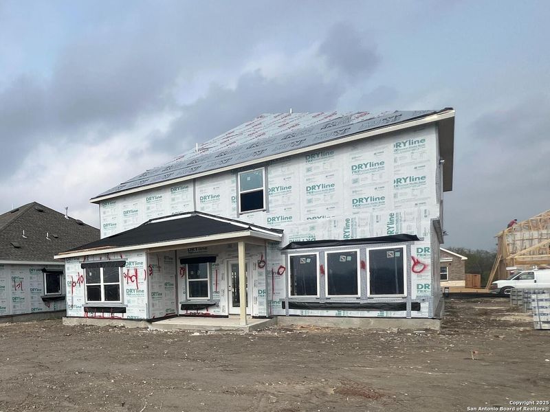 In-progress construction of a new home in Nopal Valley, San Antonio, TX (Image 22).