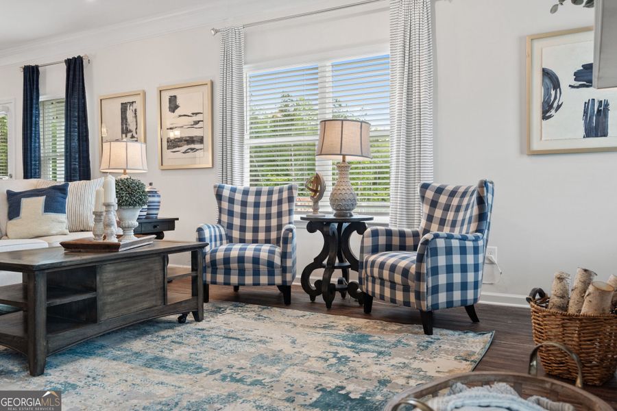 Furnished interior view inside a new home in Avalon, Perry (Image 11). Furnished interior view inside a new home in Avalon, Perry (Image 11).