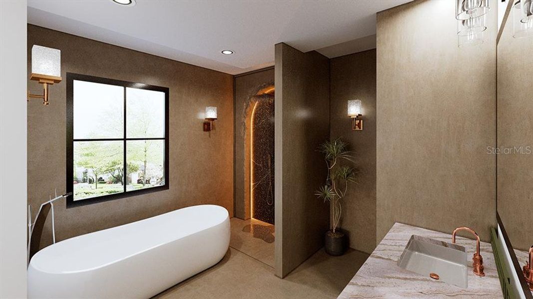 Furnished interior view inside a new home in , Ocala (Image 14).