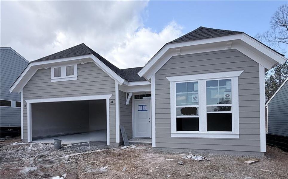 In-progress construction of a new home in Easton Park, Dallas, GA (Image 5).