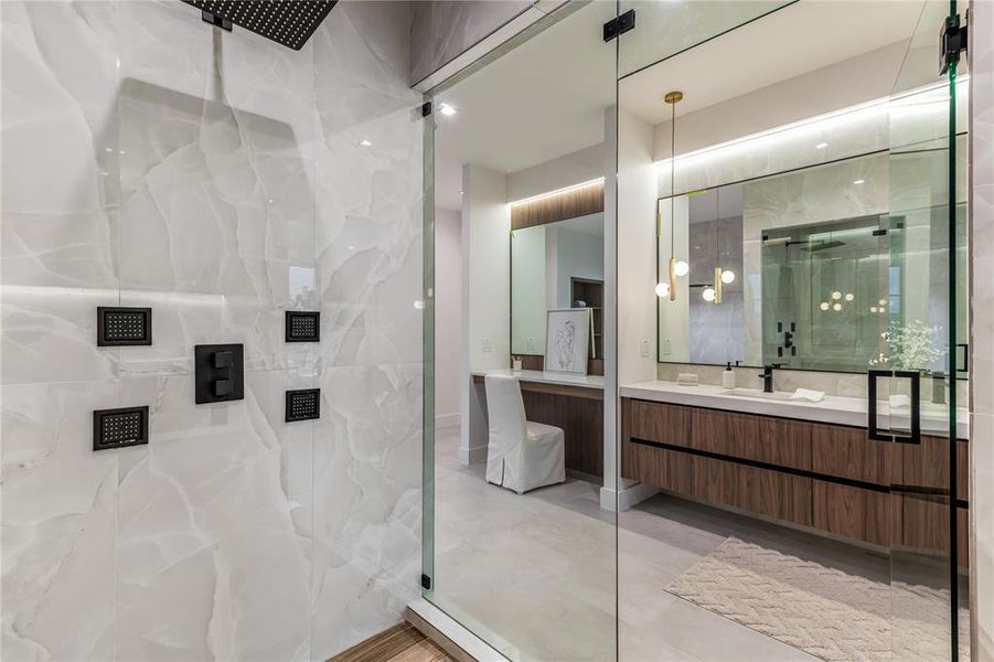 Furnished interior view inside a new home in , Heath (Image 28).