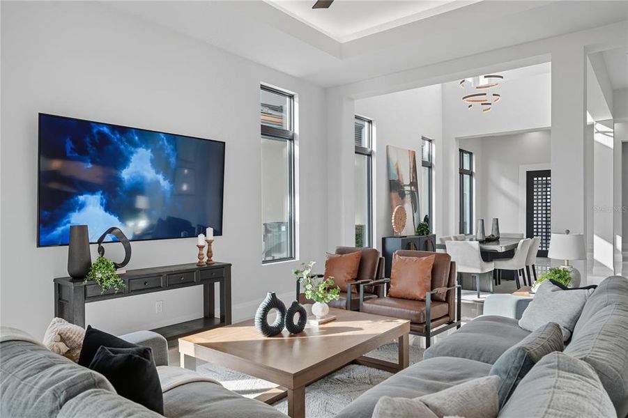 Furnished interior view inside a new home in , Montverde (Image 14).
