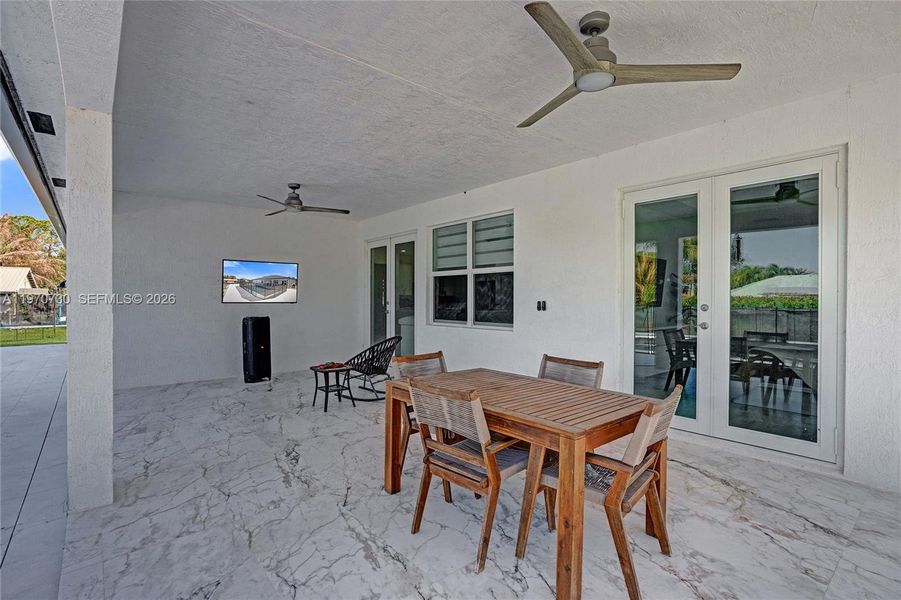 Exterior details and patio area of a home in , Loxahatchee (Image 47).