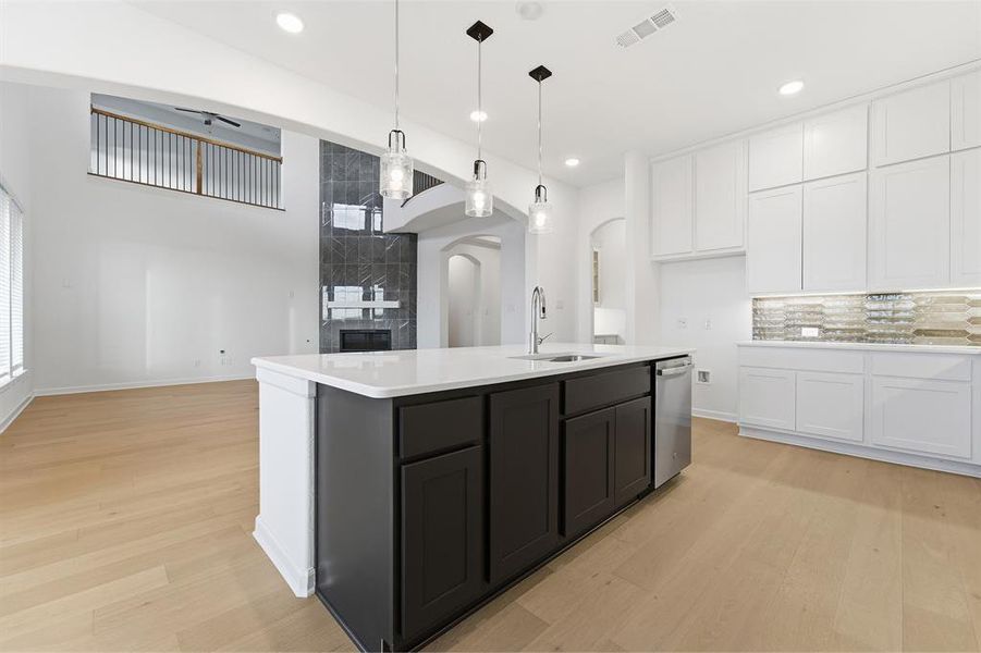 Furnished interior view inside a new home in Green Meadows, Celina (Image 5).