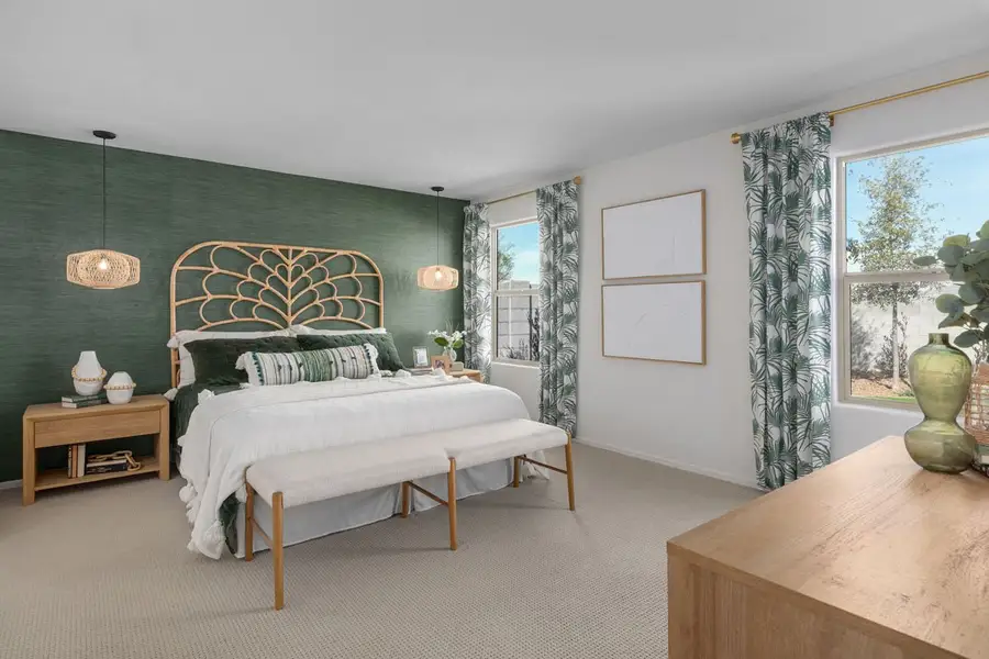 Representative furnished interior of a home built from the 1849 Modeled by KB Home in Mystic Vista Traditions, Buckeye (Image 6).